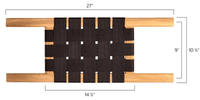 Trailhead Ash Web Canoe Seat - Stern